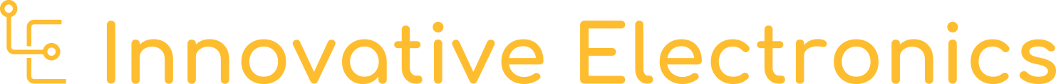 Innovative Electronics Logo Horizontal Yellow
